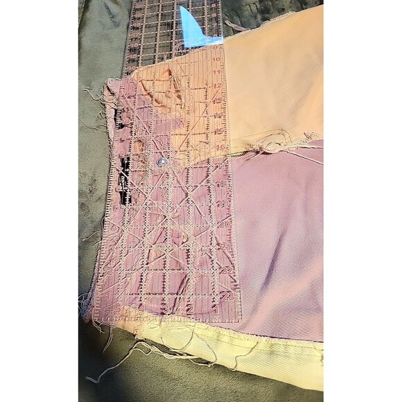 Jaded London Women's Frayed Patchwork Boho Whimsigoth Y2k 90s Festival Jeans - Picture 3 of 8